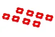 Traxxas Ersatzteile Dämpfer-Kolben in Rot 8Stück für TRX-4MT 1/18