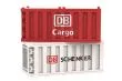 Stoneheap Klemmbausteine 20 Fuß Container - DB Cargo und DB Schenker - 446 Teile