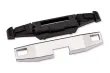 Traxxas Ersatzteile Bumper Vorne in Chrome mit Support für X-Maxx Monstertruck 1/7