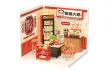 Lasercut Kunststoff Bausatz Standmodell DIY Miniature Haus Super Creator Serie Panda-Hot Pot - 127 Teile