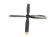 E-Flite Ersatzteile 4Blatt Propeller für UMX P-51D Mustang Detroit Miss