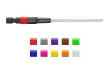 XLPower Präzisions-Sechskant-Schraubendreher Quick-Hex 2,5 mm mit 10 farbigen Hülsen
