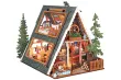 Lasercut Holzbausatz A-Frame Hütte - 336 Teile