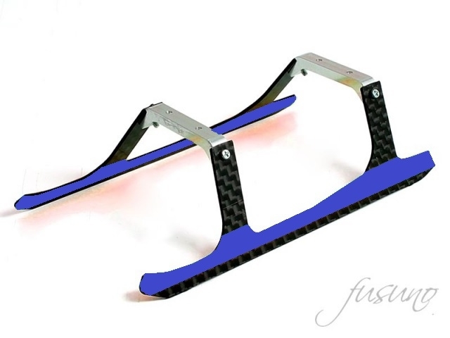 Fusuno Carbon Landegestell blau für Blade 180CFX