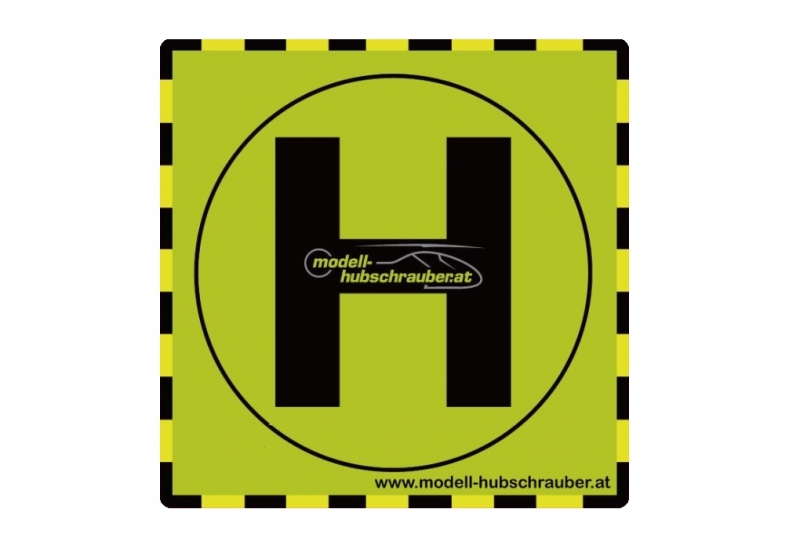 Hubschrauberlandeplatz H Mousepad 20x20cm