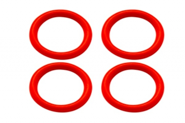 Rakonheli Motorkabelhalter O-Ring 6x1mm in rot für Blade Inductrix