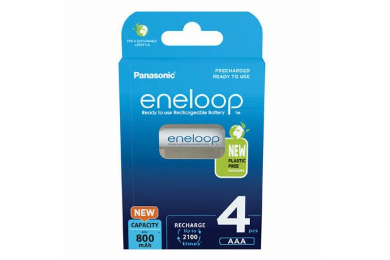 Eneloop Akku Micro AAA NiMH mit 800mAh 1,2Volt im 4er Pack