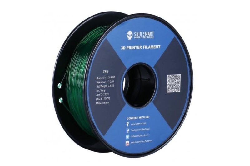 SainSmart Filament TPU (Thermoplastic Polyurethane) in smaragdgrün Ø 1