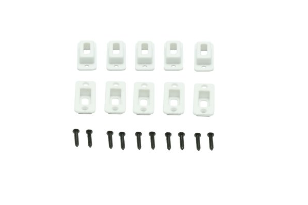 Einbaurahmen Set für Multiplex Stecker oder Buchsen 10 Stück