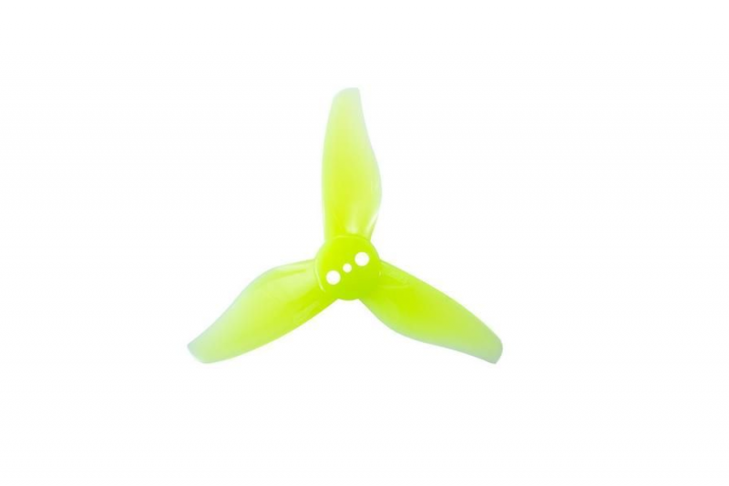 Gemfan FPV Race Propeller Hurricane 2023 2x2,3x3 3 Blatt 2 Zoll Toothpick für 1,0 mm in gelb