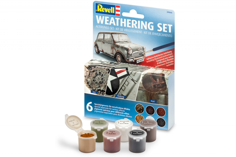 Revell Weathering Set 6 Farben Pigmente