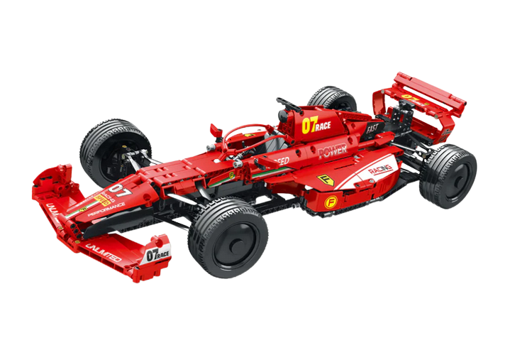 Reobrix Klemmbausteine Formel 1 Rennauto in Rot 928 Teile