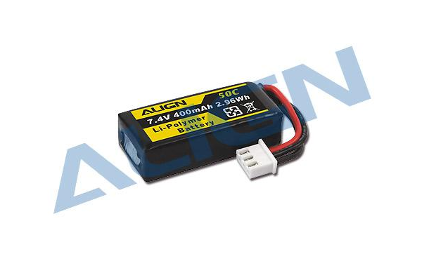 Align LiPo Akku 2S1P 7.4V 400mAh 50C für T-REX T15