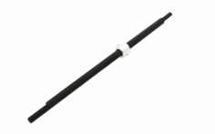 Rakonheli Hauptrotorwelle Carbon und Aluminium Stellring silber für Blade Nano CPX, Nano CPS, Nano S2 und Nano S3