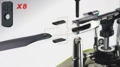 Align Blade Clips für T-REX 450