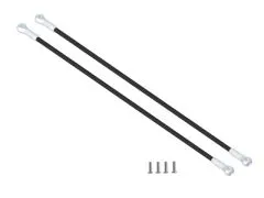 Lynx Heckrohrhalter silber für Blade mCPX BL