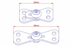 Heckrohrstrebenversteifung Carbon für 450er