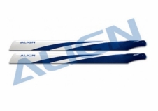 Align Hauptrotorblätter CFK 425mm blau T-REX 500