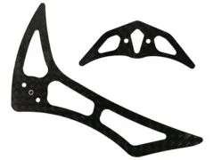 Rakonheli Leitwerk Set aus Carbon für Blade 200SRX