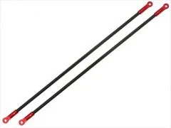 Rakonheli Heckstreben aus Carbon Aluminium in rot für Blade 200SRX
