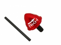 Rakonheli Heckrotorblatthalter aus Aluminium in rot für Blade 200SRX und 230S