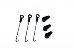 Blade Ersatzteil Servogestänge und Servohörner je 3Stück für 150S, 180CFX und 180CFX Trio