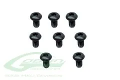 SAB Goblin Inbuslinsenkopfschrauben M2,5x6 8Stück für 380 und RAW 580