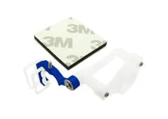 Rakonheli Micro FPV Kamera Halter aus Aluminium für SPMVA1100 Kamera in blau für Blade 200QX