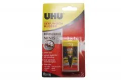 UHU Sekundenkleber blitzschnell minis 3x1g flüssig