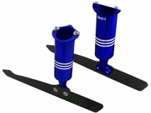 Rakonheli Ersatzteile Landegestell aus Aluminium in blau für Blade 200QX und Rakonheli 250RQX
