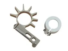 Lynx Heckmotorhalter 7mm silber für Blade mCPX BL