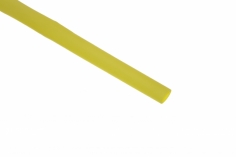 Schrumpfschlauch Ø6,4mm Flachmaß 10mm 1m gelb