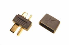 Dean T-Stecker Stecker grau mit Abdeckung Star Plug