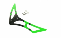 Rakonheli Leitwerk Set aus Carbon in grün für Blade 230s und 250CFX