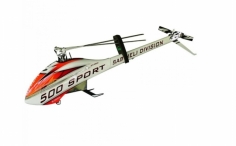 SAB Goblin 500 Sport weiß/rot mit 2 Satz Rotorblätter