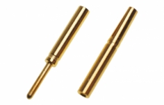 Goldkontaktstecker  Ø0,8mm