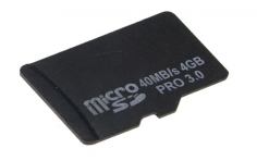 Speicherkarte Micro SD mit 4GB