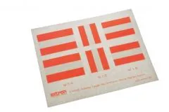 Aufkleber Österreichflage 6Stück pro Bogen