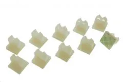 Mini Kabelhalter selbstklebend 9mm 10Stück