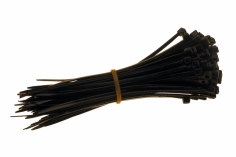 Kabelbinder extra fein in schwarz 2,4x100mm lang 100 Stück
