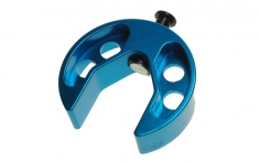 Magnetische Taumelscheiben-Einstellehre für 500er - 700er Helis aus Aluminium in blau