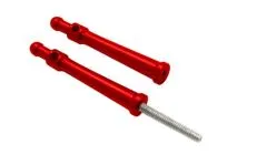 Rakonheli Kabinehaubenhalter aus Aluminium in rot für Blade 120S und 120S2