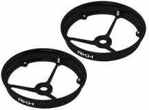 Rakonheli Propellerschutz aus Aluminium in schwarz für Blade Inductrix 200