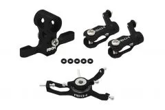Rakonheli Hauptrotorkopf Set in schwarz für Blade Nano CPX, Nano CPS, Nano S2 und Nano S3
