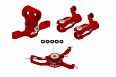 Rakonheli Hauptrotorkopf Set in rot für Blade Nano CPX, Nano CPS, Nano S2 und Nano S3 