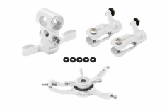 Rakonheli Hauptrotorkopf Set in silber für Blade Nano CPX, Nano CPS, Nano S2 und Nano S3 