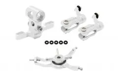 Rakonheli Hauptrotorkopf Set in silber für Blade Nano CPX, Nano CPS, Nano S2 und Nano S3