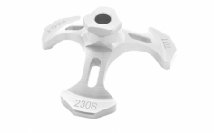 Rakonheli Taumelscheibeneinstellhilfe in silber für Blade 230S