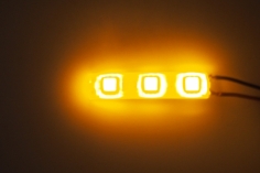 LED Rücklicht für FPV Racer mit 5mm LED spritzwassergeschützt in orange