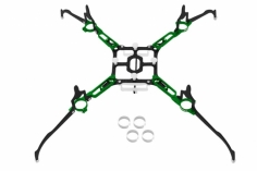 Rakonheli Tuning Rahmen aus carbon in grün für Blade Nano QX2 und Glimpse